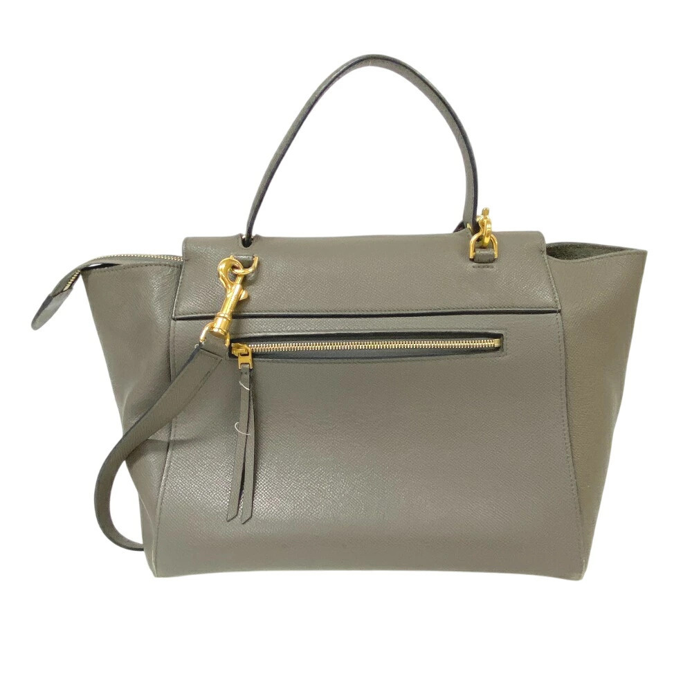 CELINE Belt Bag Handbag Gray